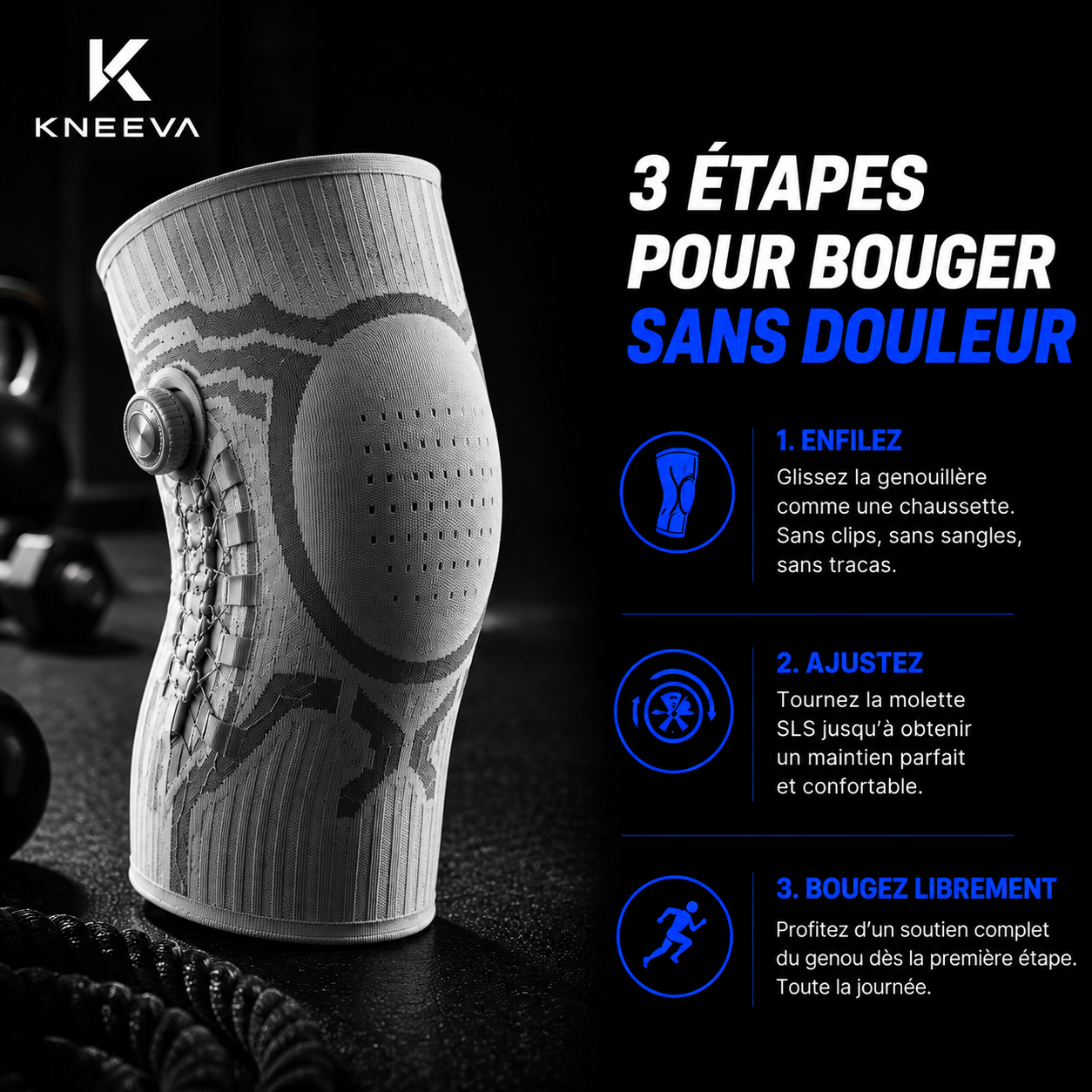 Genouillère de soutien Kneeva